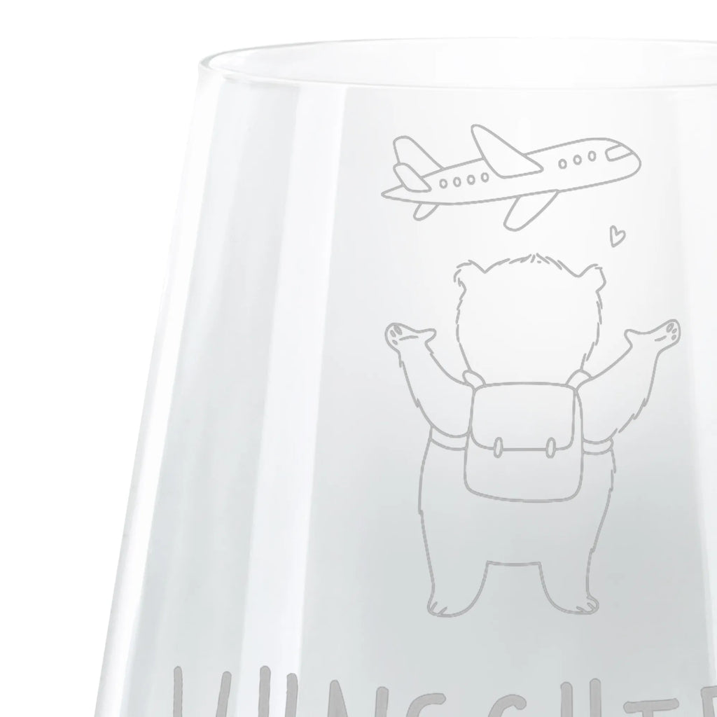 Personalizowany kieliszek koktajlowy niedźwiedź samolot Miłość, partner, przyjaciel, przyjaciółka, mąż, żona, wesele, zaręczyny, prośba o rękę, prezent miłosny, rocznica, dzień ślubu