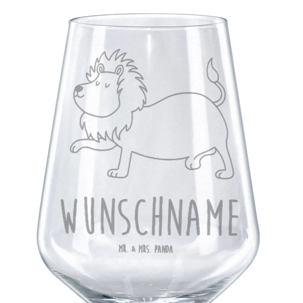 Personalizowany kieliszek do czerwonego wina znak zodiaku lew Znak zodiaku, gwiazdozbiór, horoskop, astrologia, ascendent