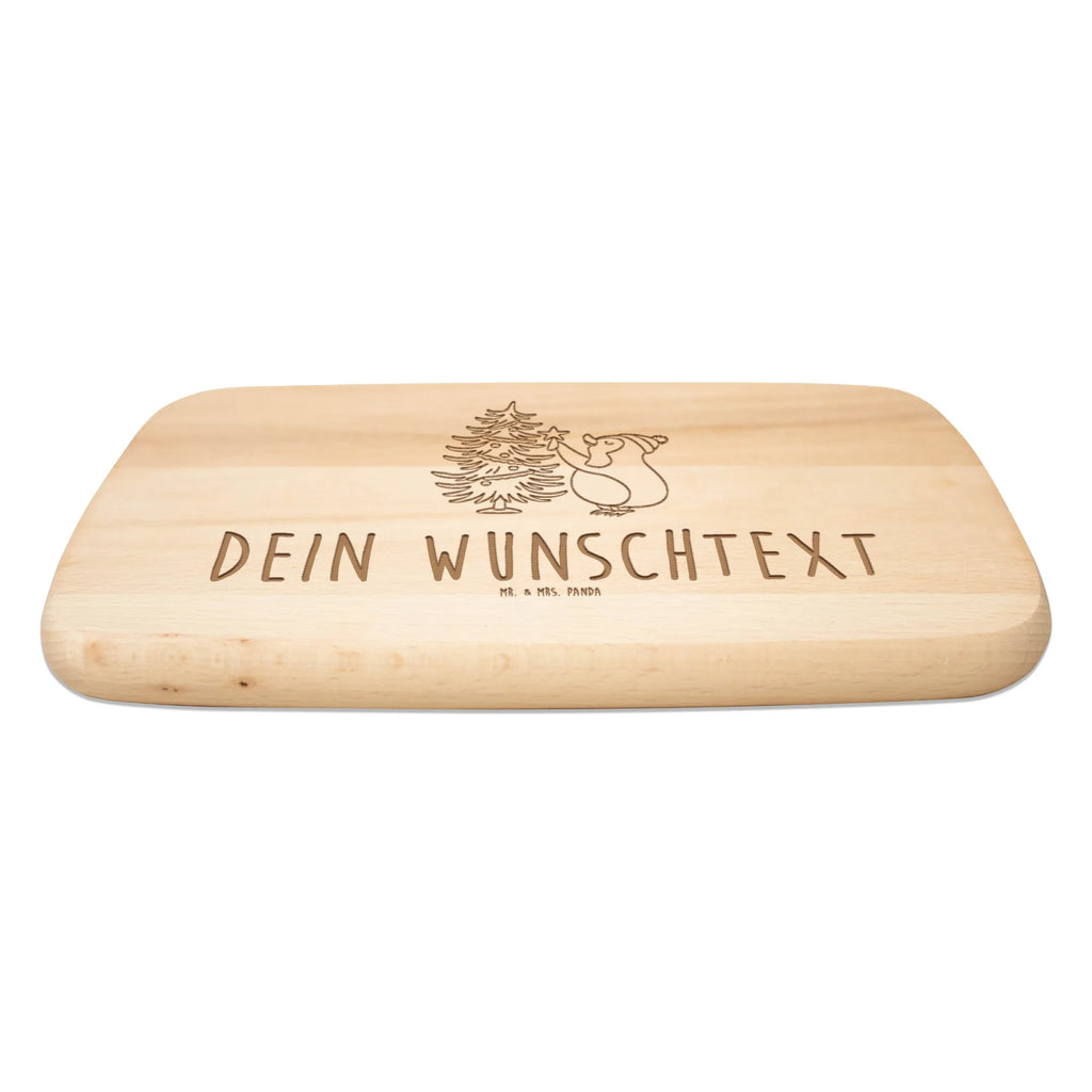 Personalised serving board penguin Christmas tree Winter, Christmas, Christmas time, snow, Penguin