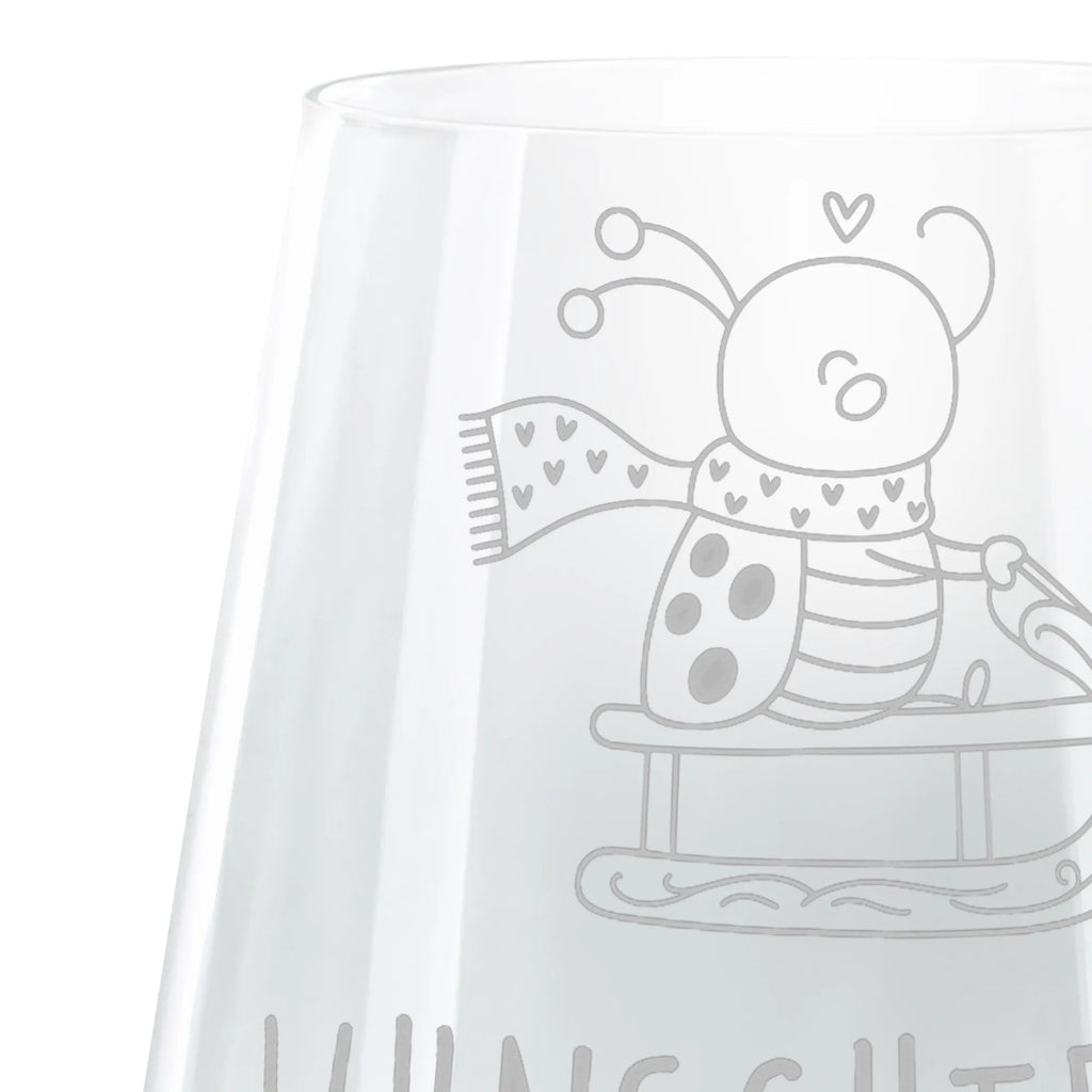 Personalizowany kieliszek koktajlowy Smörle jazda na sankach Zima, Boże Narodzenie, dekoracje świąteczne, Mikołaj, Adwent, Wigilia, zimowy motyw