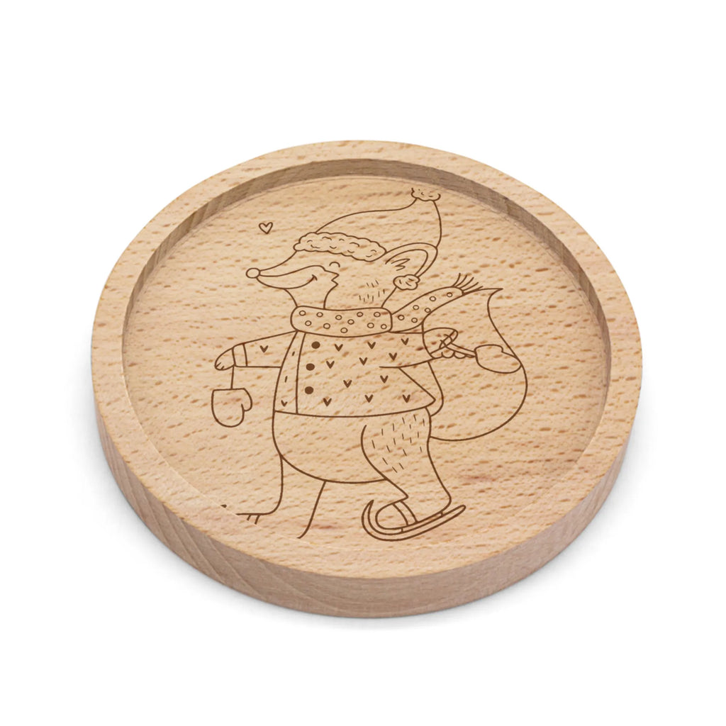 Holz Untersetzer Fuchs  Schlittschuhe Gravierte Untersetzer, Holz Untersetzer, Untersetzer graviert, Untersetzer, Winter, Weihnachten, Weihnachtsdeko, Nikolaus, Advent, Heiligabend, Wintermotiv, Tannenbaum, Weihnachtsmann, Weihnachtsbaum, Weihnachtstage, Weihnachtszeit