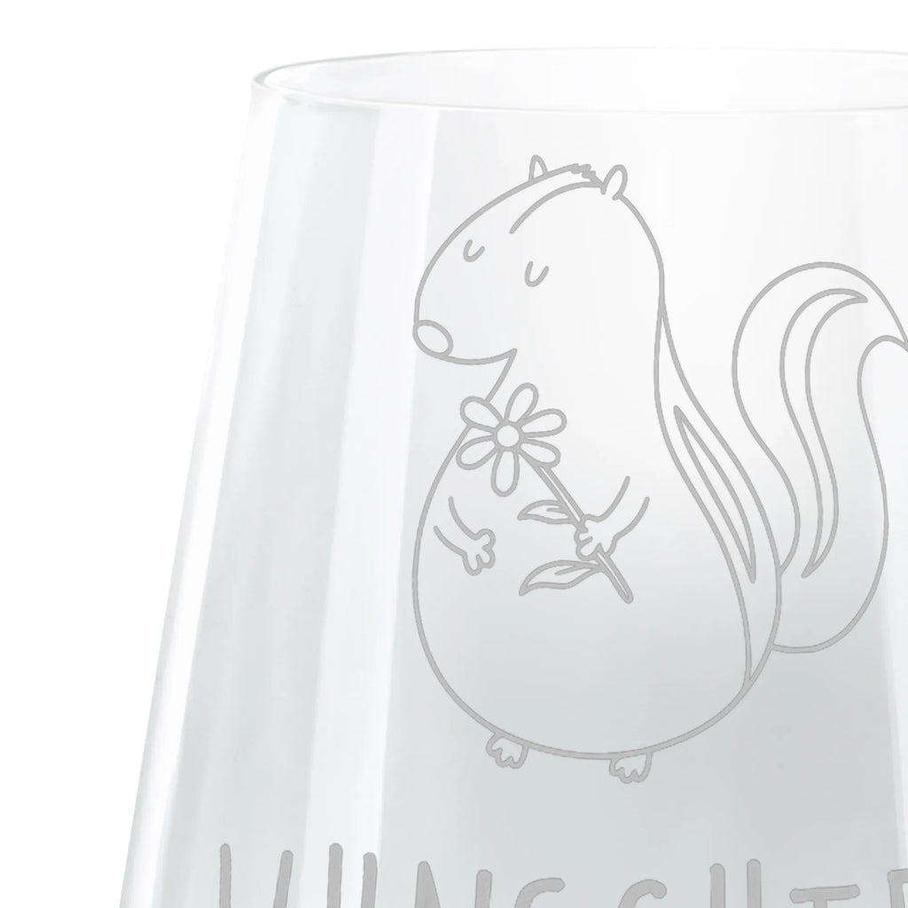 Personalizowany kieliszek koktajlowy skunks kwiat Stinktier, Skunk