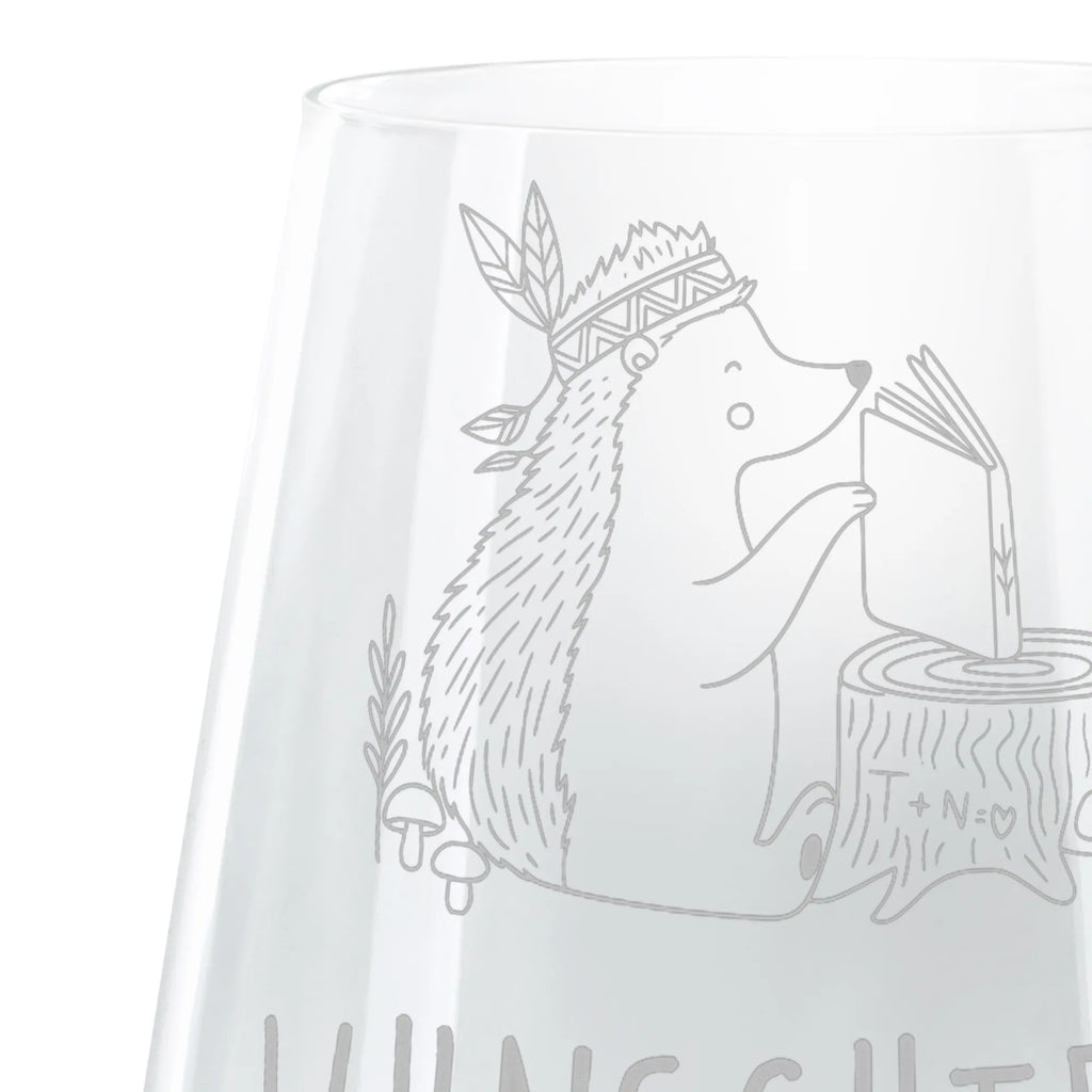 Personalizowany kieliszek koktajlowy jeż Ozdoba z piór Waldtiere, zwierzęta