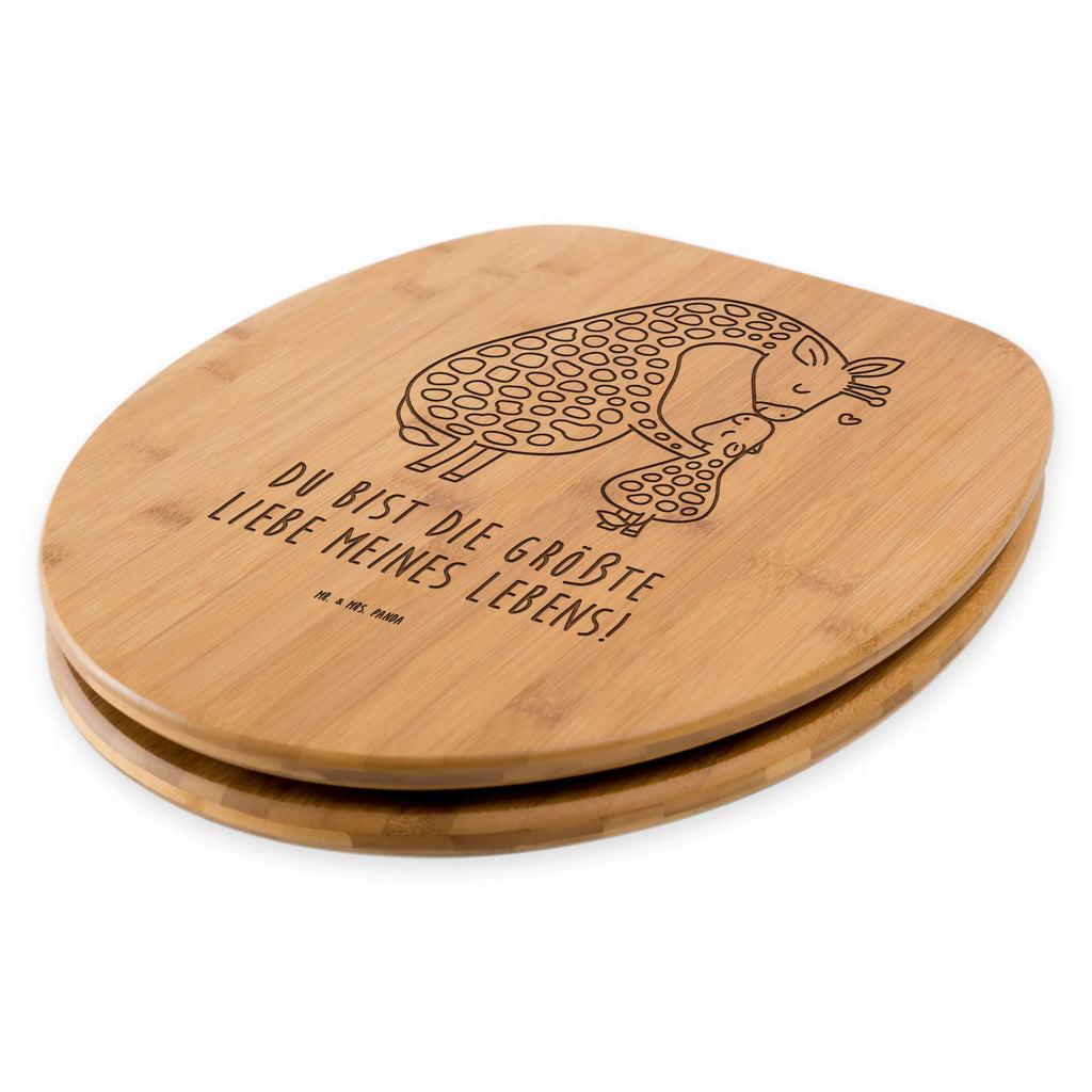 Deska sedesowa żyrafa dziecko Afryka, dzikie zwierzęta