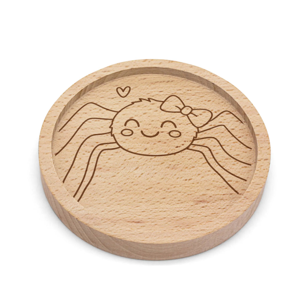 Holz Untersetzer Spinne Agathe Freude Untersetzer graviert, Untersetzer, Gravierte Untersetzer, Holz Untersetzer, Spinne Agathe, Spinne, Agathe, Videos, Merchandise, Viraler Hit, Beliebte Spinne, Trend, Viral