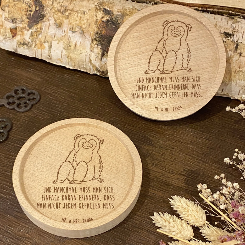 Holz Untersetzer Affe Gravierte Untersetzer, Holz Untersetzer, Untersetzer, Untersetzer graviert, Afrika, Wildtiere, Affe, Motivation, Affen, Selbstbewusstsein, Selbstliebe, Respekt, Liebe, Selbstachtung, Äffchen, Selfcare