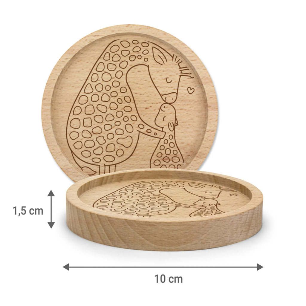 Holz Untersetzer Giraffe Kind Untersetzer graviert, Gravierte Untersetzer, Holz Untersetzer, Untersetzer, Afrika, Wildtiere, Lieblingsmensch, Giraffe, Tochter, Mutter, Sohn, Mama, Kind