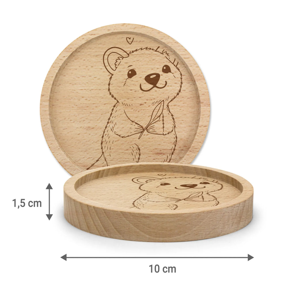 Holz Untersetzer Quokka Happy Gravierte Untersetzer, Untersetzer graviert, Holz Untersetzer, Untersetzer, Tiermotive, Gute Laune, lustige Sprüche, Tiere, Lustiger Spruch, Niedliches Tier, Dinge erledigen, Quokka, Aufschieberitis, Verschieben