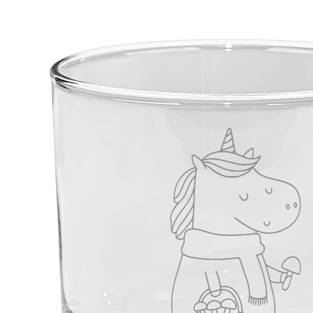 Szklanka do ginu Jednorożec grzyb Jednorożec, jednorożce, dekoracje jednorożca, jednorożec