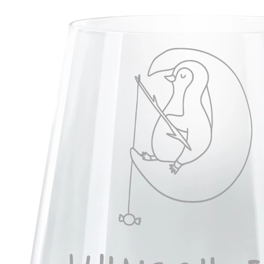 Personalized Engraved Lantern Penguin moon Penguin, North Pole, Winter, Penguins, penguins, bedroom, sleep, guest room, saying, night's rest, falling asleep, insomnia