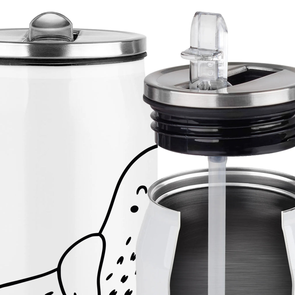 Personalized Beverage Cans Drinking Bottle seal Laugh small animals, cute, funny, cute animal motives, hand drawn, small world, funny sayings, good mood, happy, gifts, gift ideas, special gifts, animal lover, card, Seals, Sea animal, Beach, Seal, North Sea, Baltic Sea