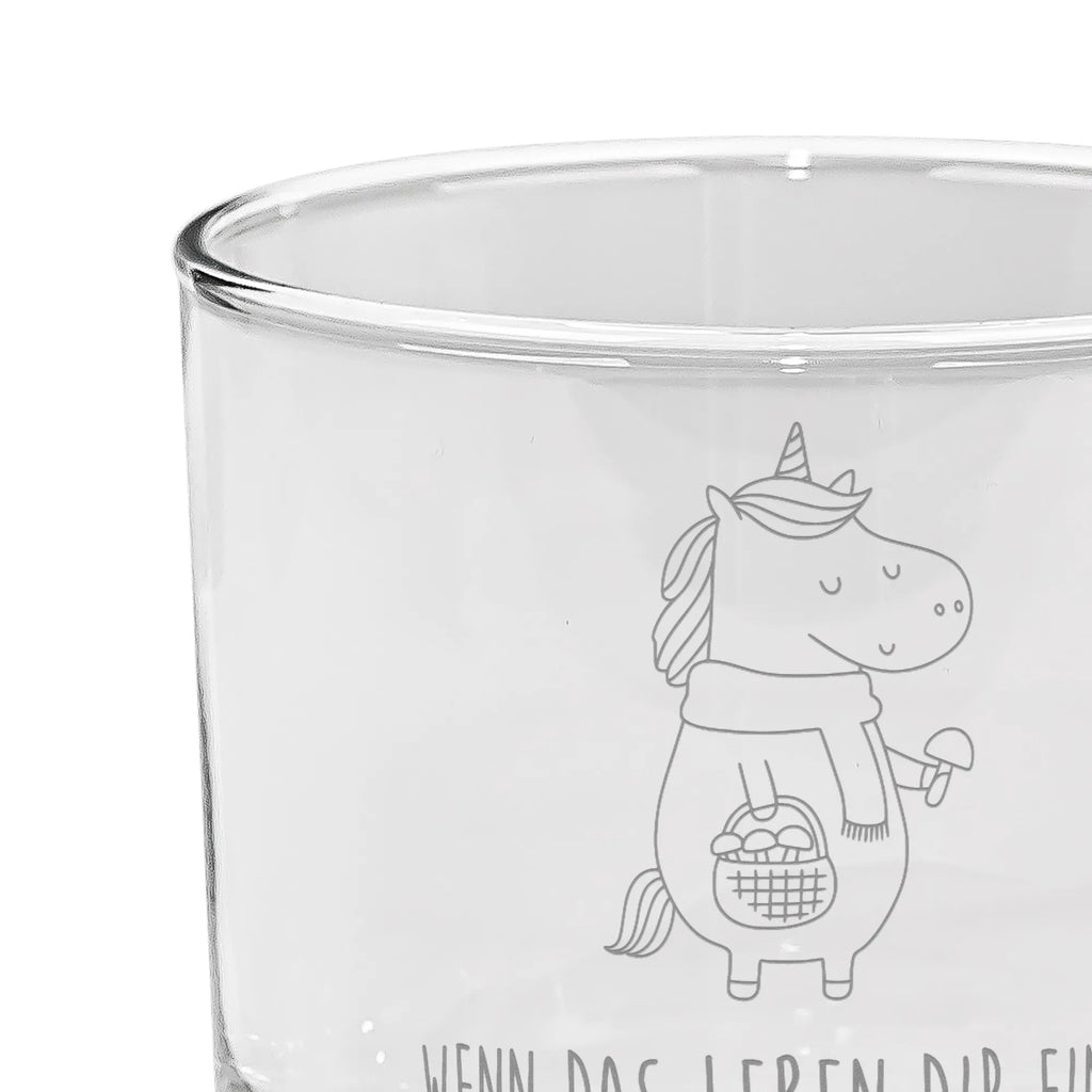 Szklanka do ginu Jednorożec grzyb Jednorożec, jednorożce, dekoracje jednorożca, jednorożec