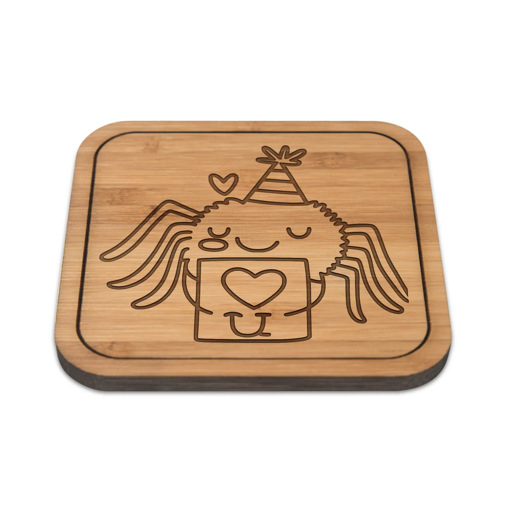 Kwadratowa podkładka Pająk Agata list Pająk Agathe, Pająk, Agathe, Filmy, Towary