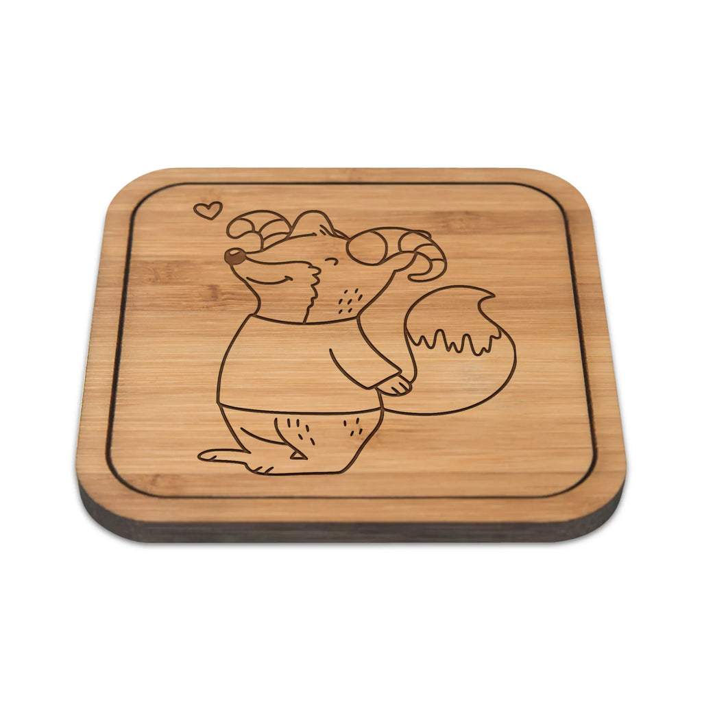 Square coaster Aries Astrology breakfast, party, glasses, gift, gifts, set, glass, square, presents, coasters, wood, giveaways, glass coasters, constellations, birthdays, astrology, zodiac, date of birth, month of birth