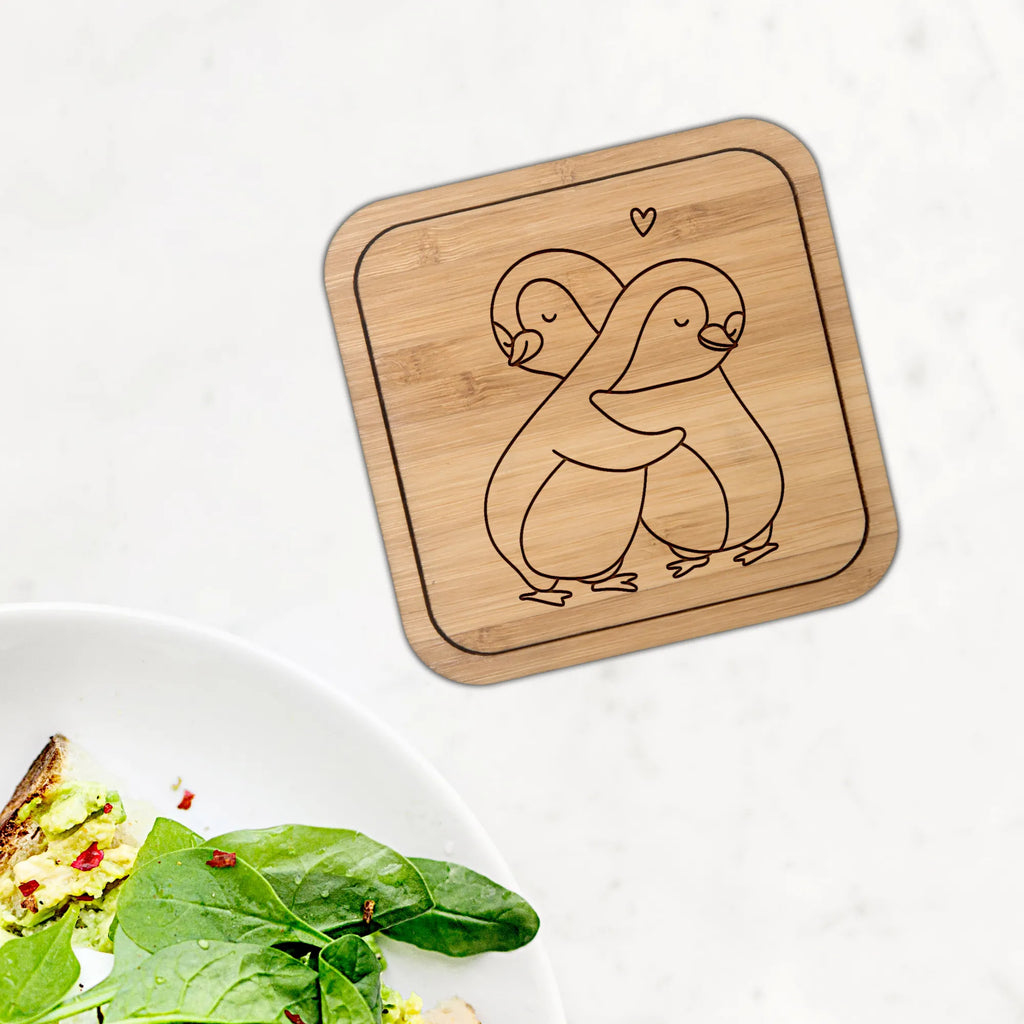 Square coaster penguins Cuddle glass coasters, wood, square, glass, presents, breakfast, gifts, giveaways, coasters, set, party, gift, glasses, Love, Loving, Two, Together, Marriage, Engagement, Proposal of marriage, Love gift, gift for her, gift for him, anniversary gift, Valentine&#39;s Day Gift for Women Love Gift Anniversary Wedding Anniversary Party Favor Gift for Girlfriend Gift for Partner Boyfriend Gift Token of Love for Men for Husband