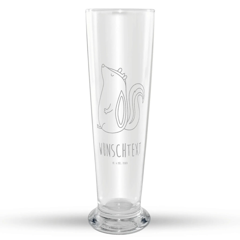 Customizable Wheat Glass skunk Sit Skunk, wild animal, stinker, law, predator, know-it-all, stinky, office, slogan, skunk