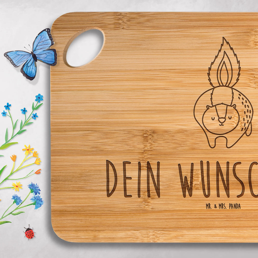 Personalized Cutting Board skunk attack Skunk, skunk, angry, predator, wild animal, threatening, stinker, stinky
