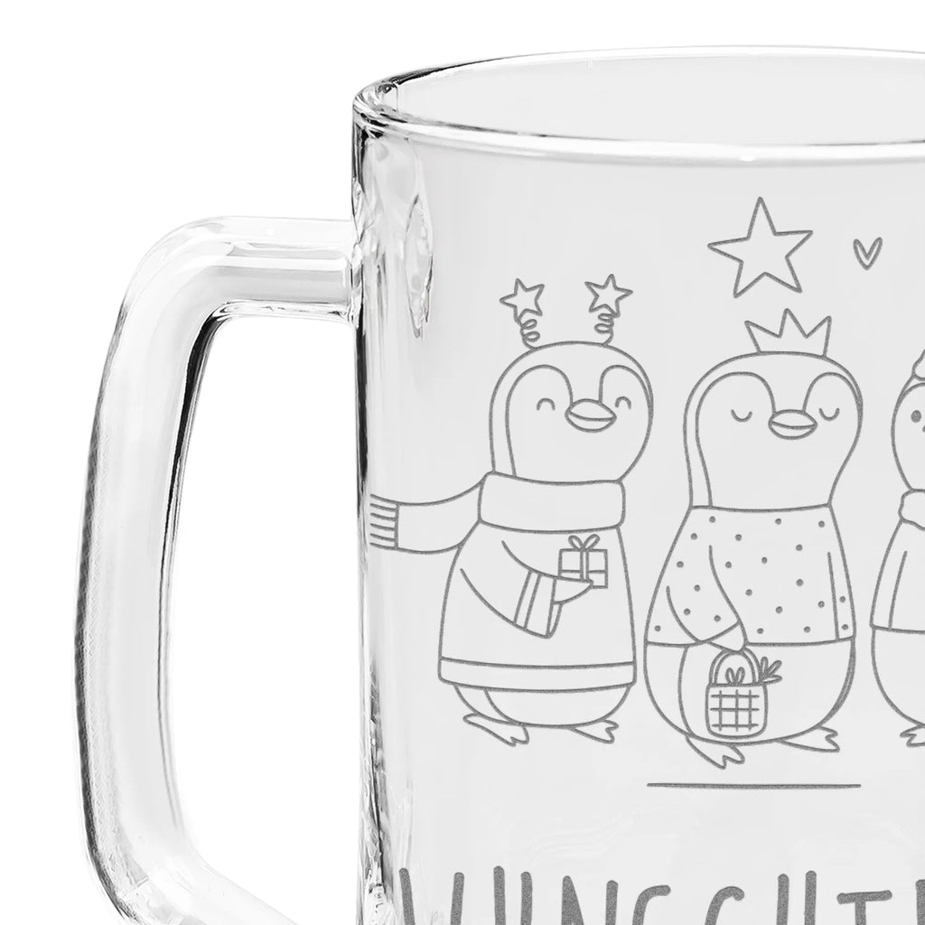 Personalizowany kufel do piwa z grawerem zimowy czas Święci Trzej Królowie Zima, Boże Narodzenie, dekoracje świąteczne, Mikołaj, Adwent, Wigilia, zimowy motyw