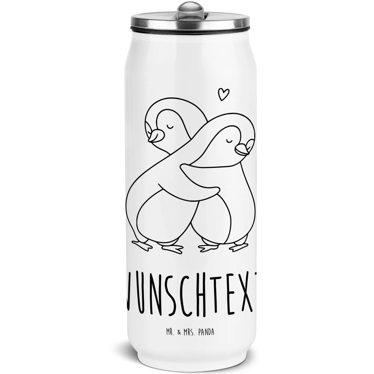 Personalized Beverage Cans Drinking Bottle penguins Cuddle Love, Loving, Two, Together, Marriage, Engagement, Proposal of marriage, Love gift, gift for her, gift for him, anniversary gift, Valentine's Day Gift for Women Love Gift Anniversary Wedding Anniversary Party Favor Gift for Girlfriend Gift for Partner Boyfriend Gift Token of Love for Men for Husband