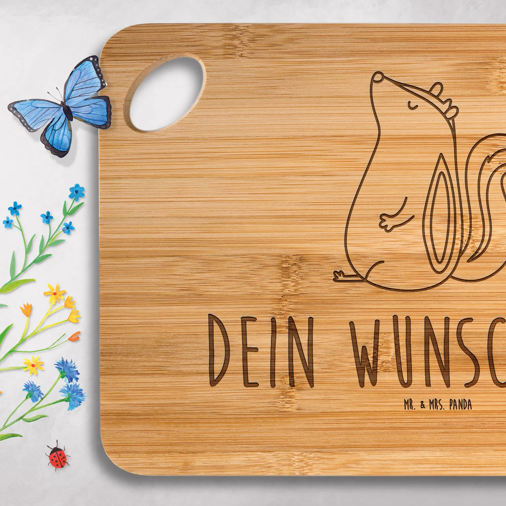 Personalized Cutting Board skunk Sit Skunk, skunk, wild animal, stinker, slogan, predator, know-it-all, stinky, law, office