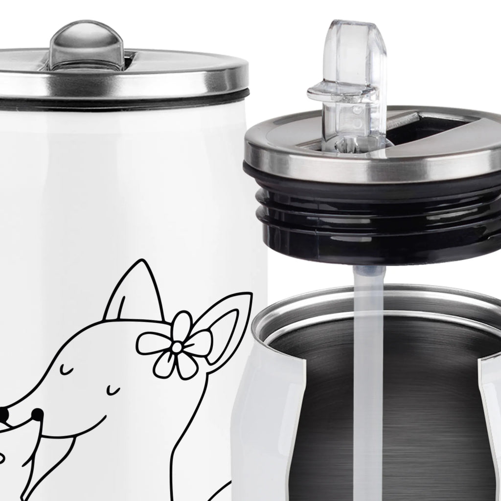 Personalized Beverage Cans Drinking Bottle Fox mummy Family, Father's Day, Mother's Day, brother, sister, Mom, Dad, mother, daughter, mom, present, best daughter, favourite daughter