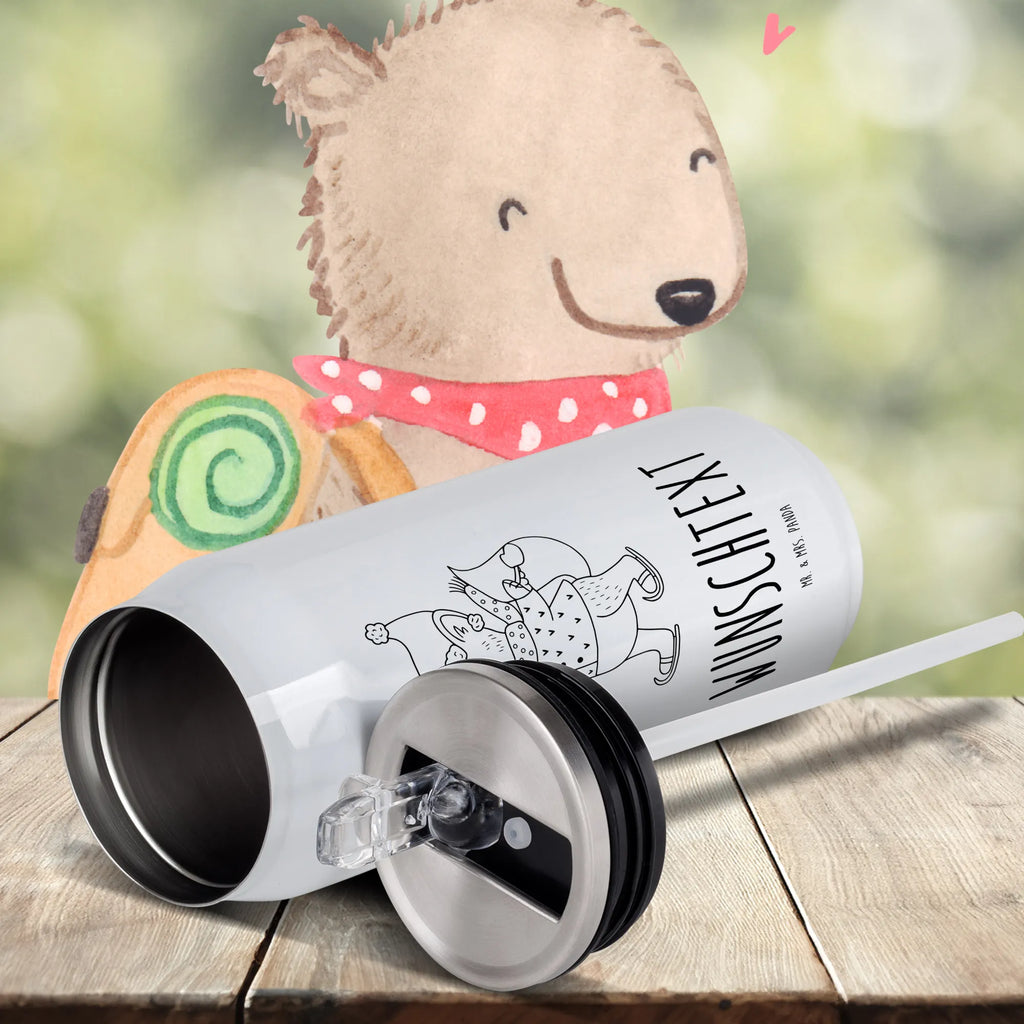 Personalized Beverage Cans Drinking Bottle Fox skates Winter, Christmas, Christmas time, snow, christmas present, winter, christmas tree, santa claus, christmas time, fir tree, christmas eve, christmas days, christmas