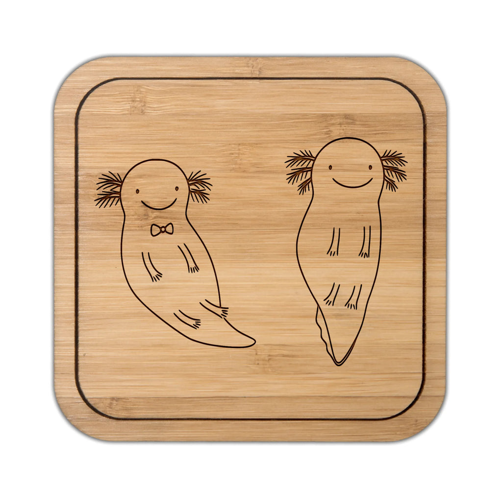 Square coaster axolotl Love breakfast, presents, square, glass, glass coasters, glasses, set, giveaways, gifts, gift, coasters, party, wood, Love, Loving, Two, Together, Marriage, Engagement, Proposal of marriage, Love gift, gift for her, gift for him, anniversary gift, Valentine&#39;s Day Gift for Women Love Gift Anniversary Wedding Anniversary Party Favor Gift for Girlfriend Gift for Partner Boyfriend Gift Token of Love for Men for Husband