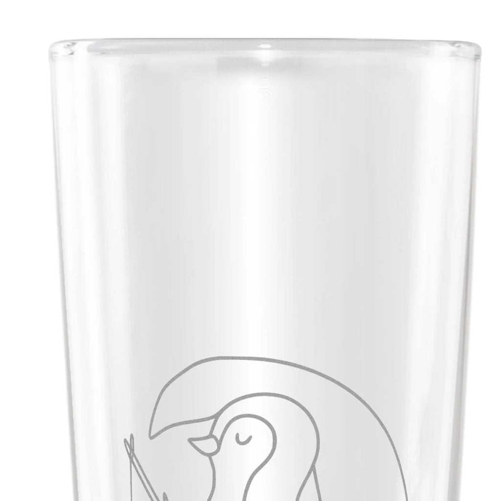 Customizable Wheat Glass Penguin moon Penguin, North Pole, Winter, Penguins, penguins, night's rest, falling asleep, guest room, sleep, saying, bedroom, insomnia