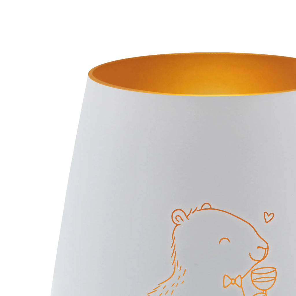 Gold Lantern Capybara wine small animals, cute, funny, cute animal motives, hand drawn, small world, funny sayings, good mood, happy, gifts, gift ideas, special gifts, animal lover, card