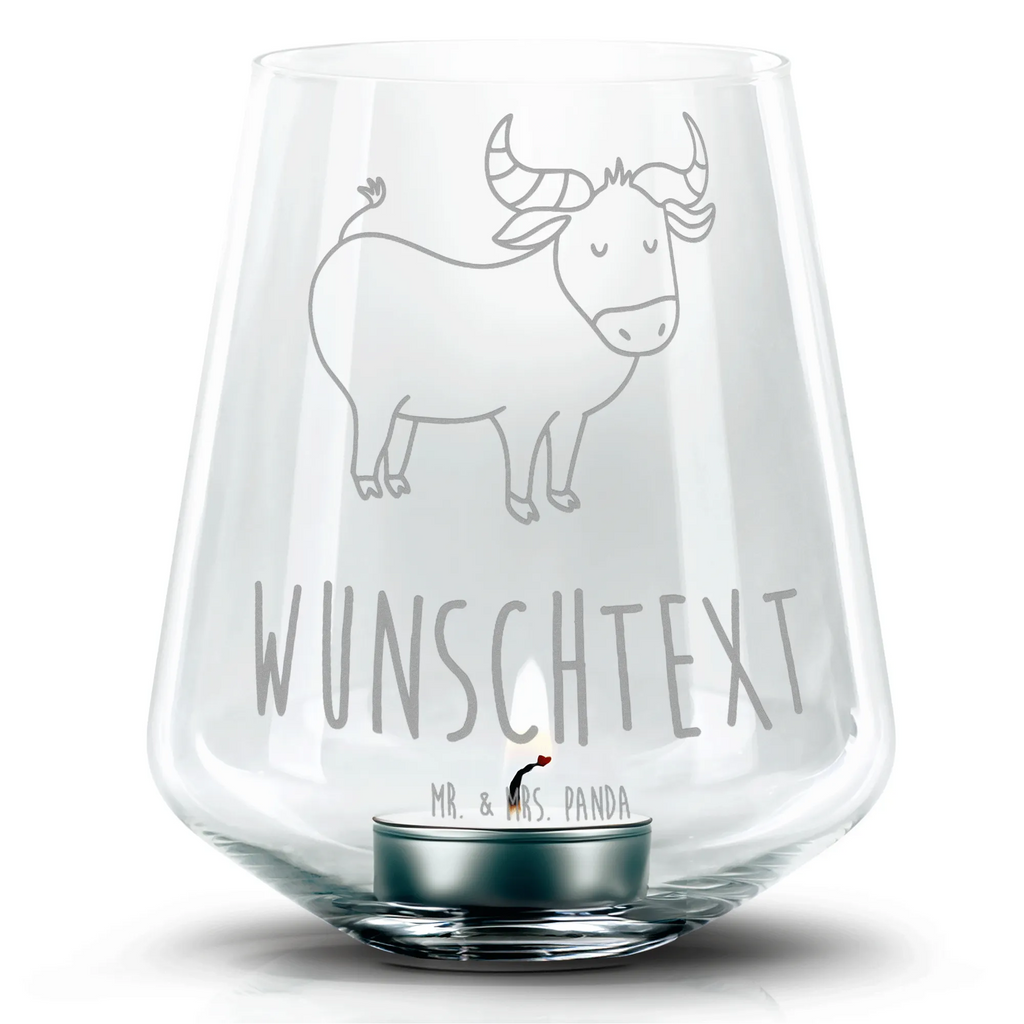 Spersonalizowany grawerowany świecznik Znak zodiaku Byk Znak zodiaku, gwiazdozbiór, horoskop, astrologia, ascendent