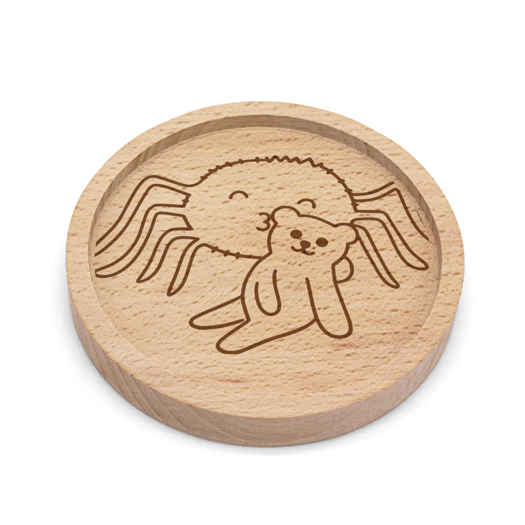Holz Untersetzer Spinne Agathe Teddy Untersetzer, Gravierte Untersetzer, Untersetzer graviert, Holz Untersetzer, Spinne Agathe, Spinne, Agathe, Videos, Merchandise, Liebesgeschenk, Miteinander, Dankeschön, Freundschaft, Teddy, Treue, Liebesbeweis, Verliebt