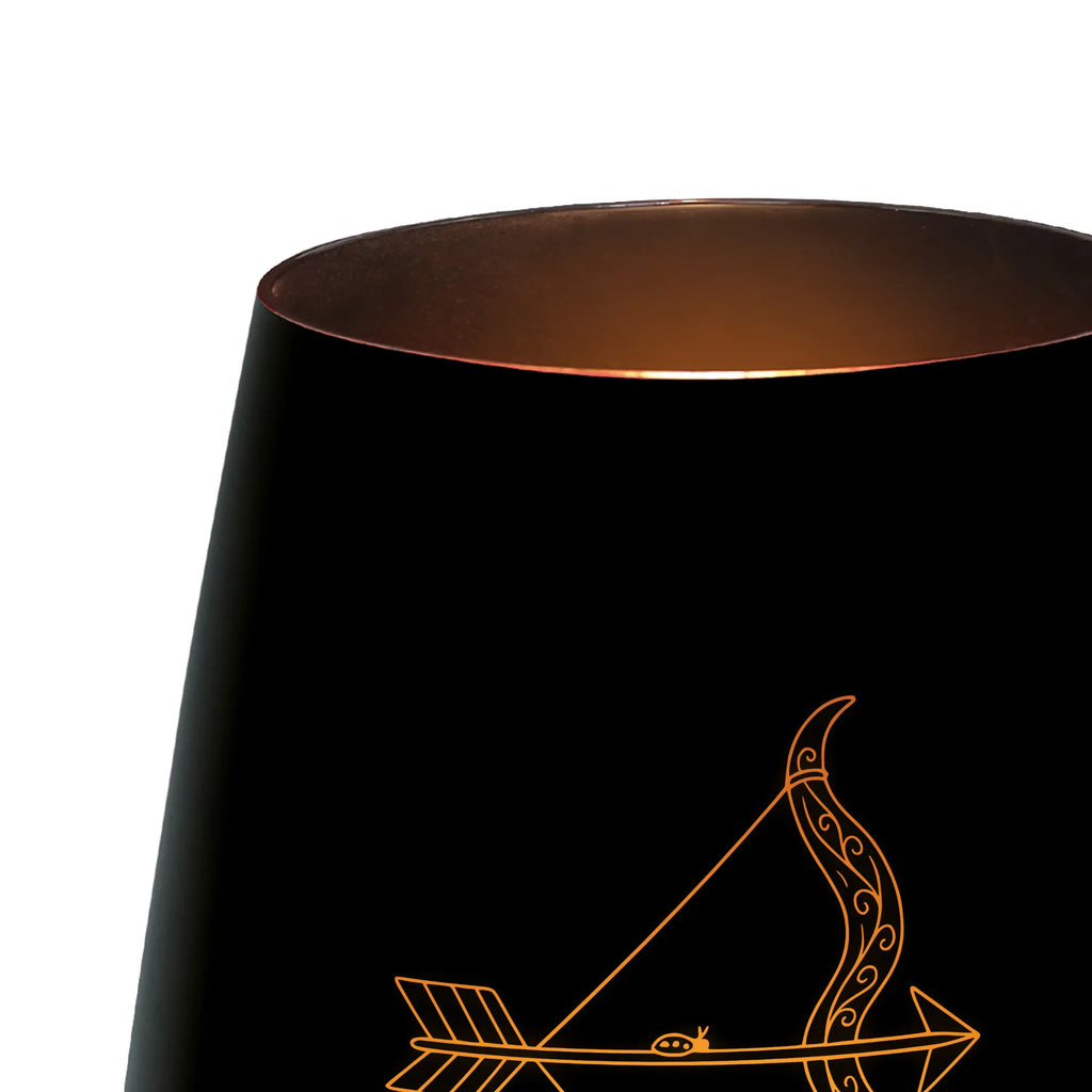 Złoty świecznik spersonalizowany Znak zodiaku Strzelec Znak zodiaku, gwiazdozbiór, horoskop, astrologia, ascendent
