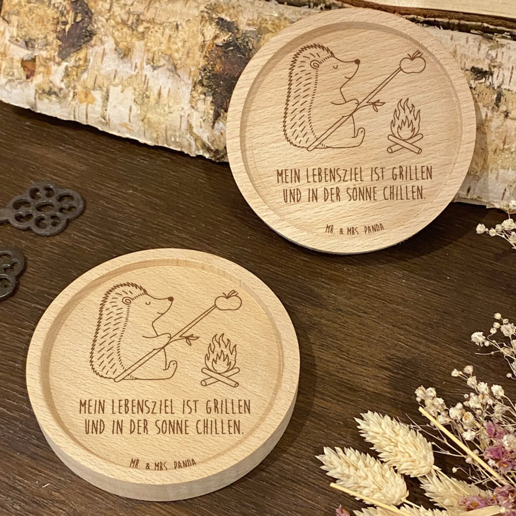 Holz Untersetzer Igel Grillen Untersetzer graviert, Gravierte Untersetzer, Untersetzer, Holz Untersetzer, Tiermotive, Gute Laune, lustige Sprüche, Tiere, Motivation, Spruch, arbeitslos, Grillen, Sinn des Lebens, Igel, Ziele