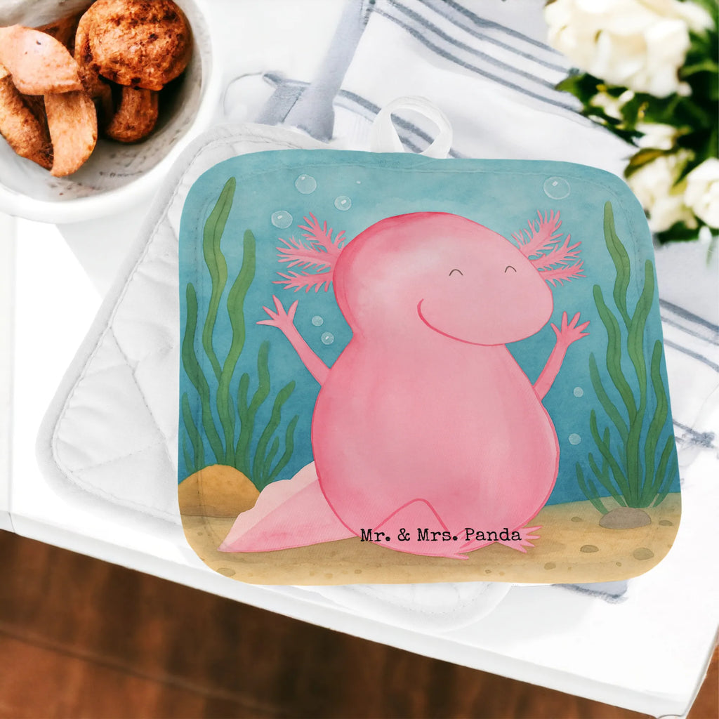 2er Set Topflappen  Axolotl Hurra Design Topflappen, Topfuntersetzer, Ofenhandschuh, Topflappen Set, Topflappen lustig, Topflappen mit Spruch, Ofenhandschuhe, Topfhandschuhe, Topfhandschuh, Topflappenset, Topflappen 2er Set, Schöne Topflappen, Axolotl, Molch, Axolot, Schwanzlurch, Lurch, Lurche, fröhlich, Spaß, Freude, Motivation, Zufriedenheit