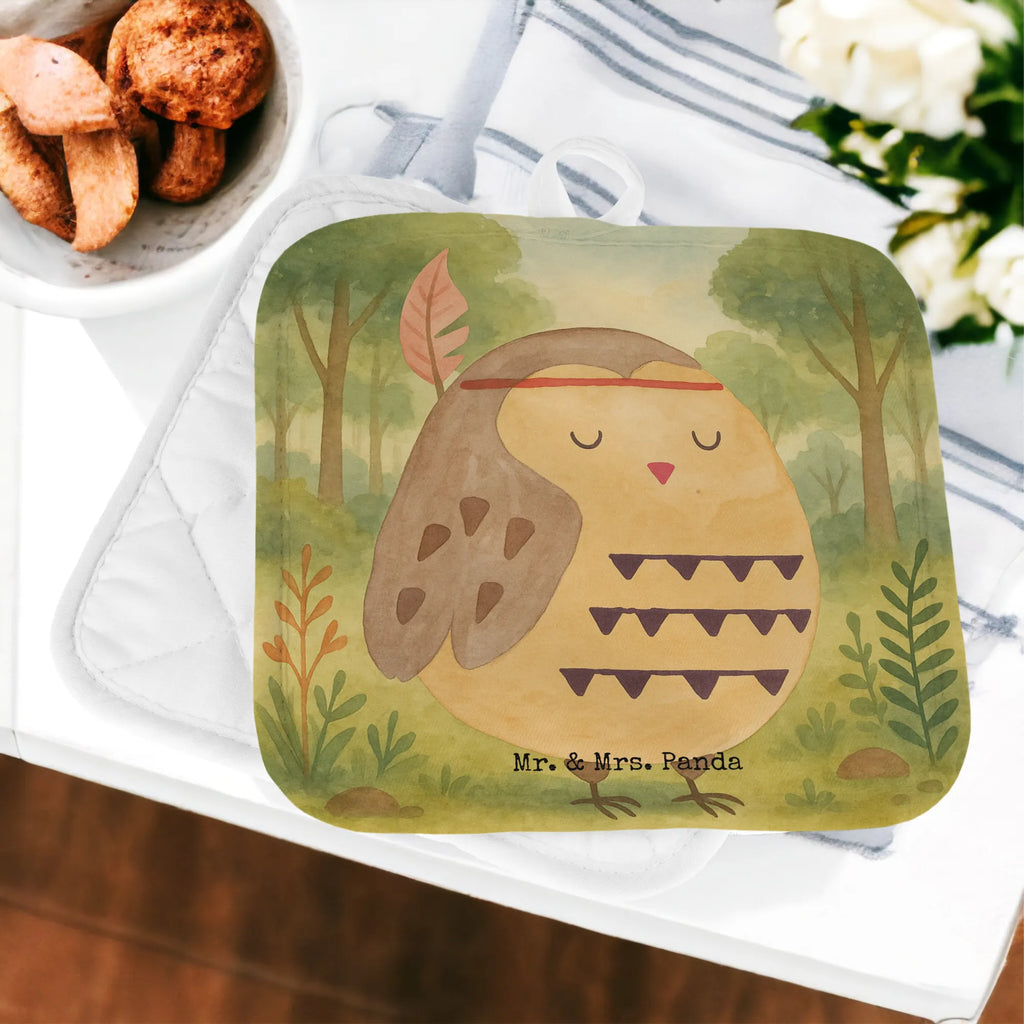 2er Set Topflappen  Eule Federschmuck Design Topflappen, Topfuntersetzer, Ofenhandschuh, Topflappen Set, Topflappen lustig, Topflappen mit Spruch, Ofenhandschuhe, Topfhandschuhe, Topfhandschuh, Topflappenset, Topflappen 2er Set, Schöne Topflappen, Eule, Eule Deko, Owl, Das Leben ist ein Abenteuer, Reisespruch, Federschmuck, Dekoration