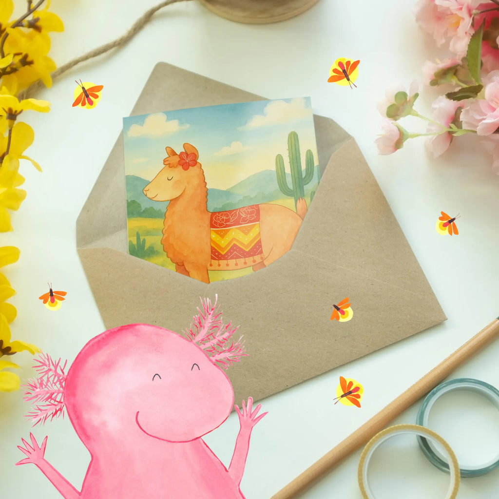 Grußkarte Alpaka Stolz Design Grußkarte, Klappkarte, Einladungskarte, Glückwunschkarte, Hochzeitskarte, Geburtstagskarte, Karte, Ansichtskarten, Alpaka, Lama