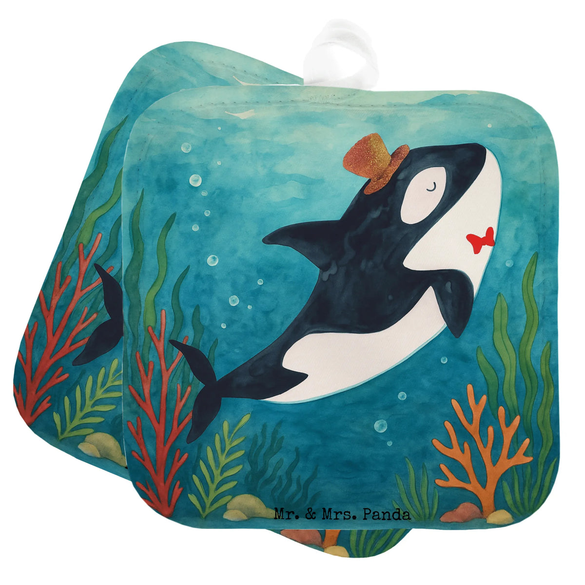 Pot holder orca cylinder Design gift ideas, vacation, Seafood, aquatic animals, ocean, shells, corals, reef, whale, narwhal, sea urchin, lobster, platypus, manatee, crocodile, shrimp, gifts for seafood lovers, water world, underwater animals, underwater world, deep sea, seafood fans, seafood decoration, seafood posters, confetti, birthday, feast, celebration, congratulations