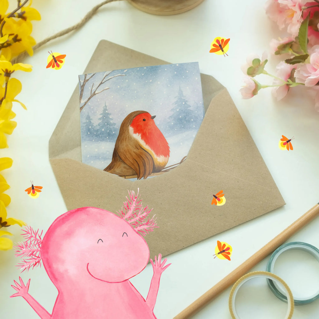 Grußkarte Rotkehlchen Schlitten Design Grußkarte, Klappkarte, Einladungskarte, Glückwunschkarte, Hochzeitskarte, Geburtstagskarte, Karte, Ansichtskarten, Winter, Weihnachten, Weihnachtsdeko, Nikolaus, Advent, Heiligabend, Wintermotiv, Schlitten, Vogel