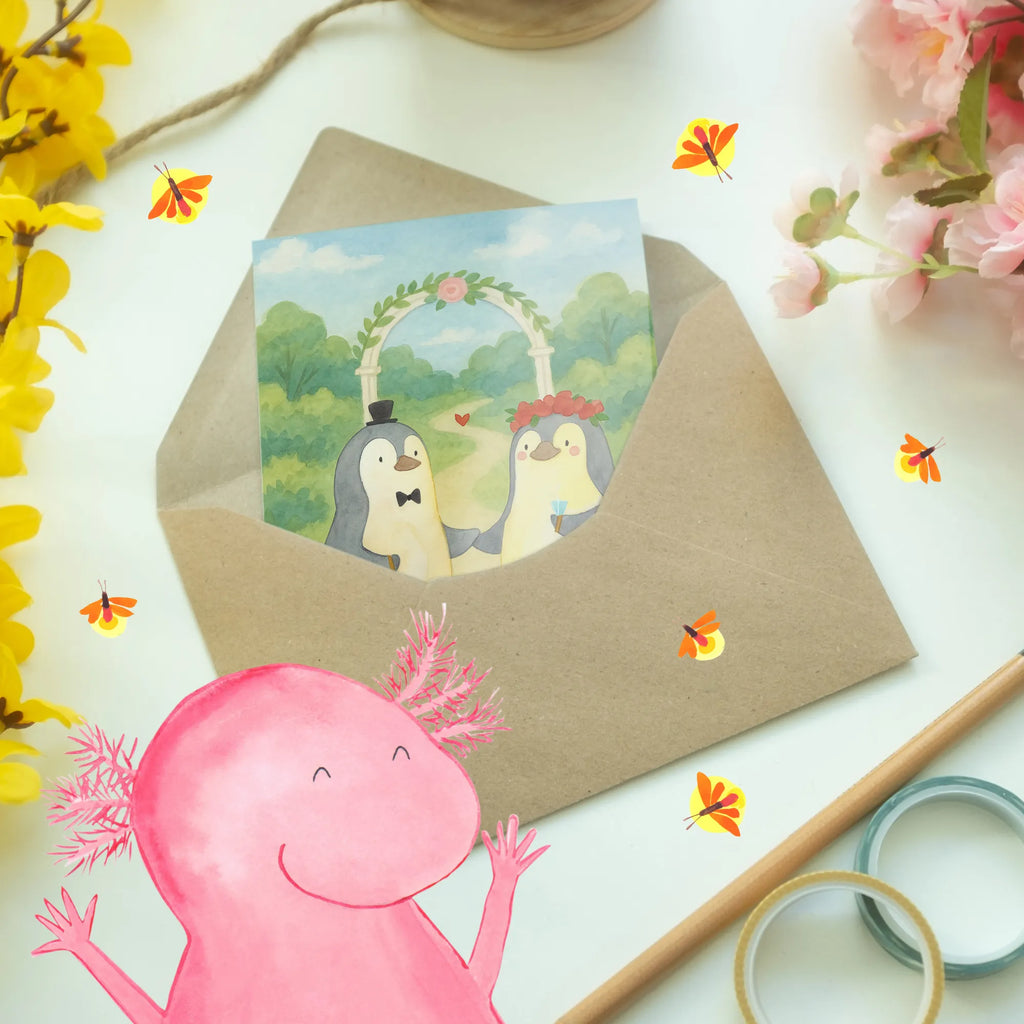 Grußkarte Hochzeit Pinguin Design Grußkarte, Klappkarte, Einladungskarte, Glückwunschkarte, Hochzeitskarte, Geburtstagskarte, Karte, Ansichtskarten, Hochzeit, Hochzeitsgeschenk, Ehe, Hochzeitsfeier, Trauung, Trauungsgeschenk, Verlobungsfeier, Verlobungsgeschenk, Hochzeitsgeschenkideen, Hochzeitsgeschenke für Brautpaar, Pinguin, Pinguine, Hochzeitstag, geschenkidee Hochzeit, Gastgeschenk