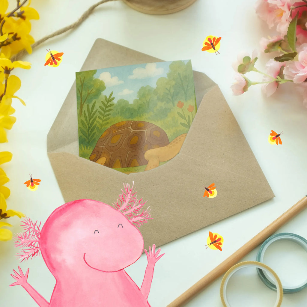 Grußkarte Schildkröte Marschieren Design Grußkarte, Klappkarte, Einladungskarte, Glückwunschkarte, Hochzeitskarte, Geburtstagskarte, Karte, Ansichtskarten, Meerestiere, Meer, Urlaub, Schildkröte, Schildkröten, get lost, Abenteuer, Reiselust, Inspiration, Neustart, Motivation, Lieblingsmensch