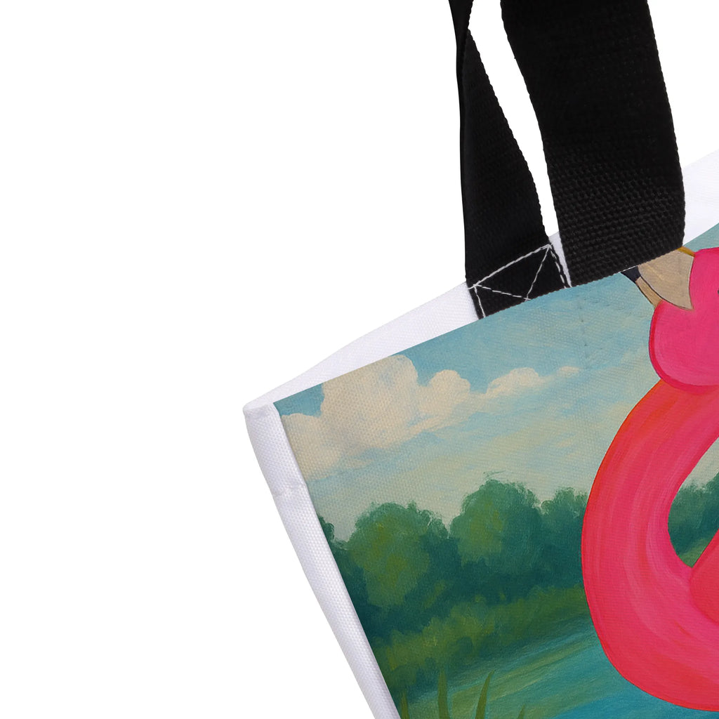 Shopper Flamingo Stolz Design Beutel, Einkaufstasche, Tasche, Strandtasche, Einkaufsbeutel, Shopper, Schultasche, Freizeittasche, Tragebeutel, Schulbeutel, Alltagstasche, Flamingo, stolz, Freude, Selbstliebe, Selbstakzeptanz, Freundin, beste Freundin, Tochter, Mama, Schwester