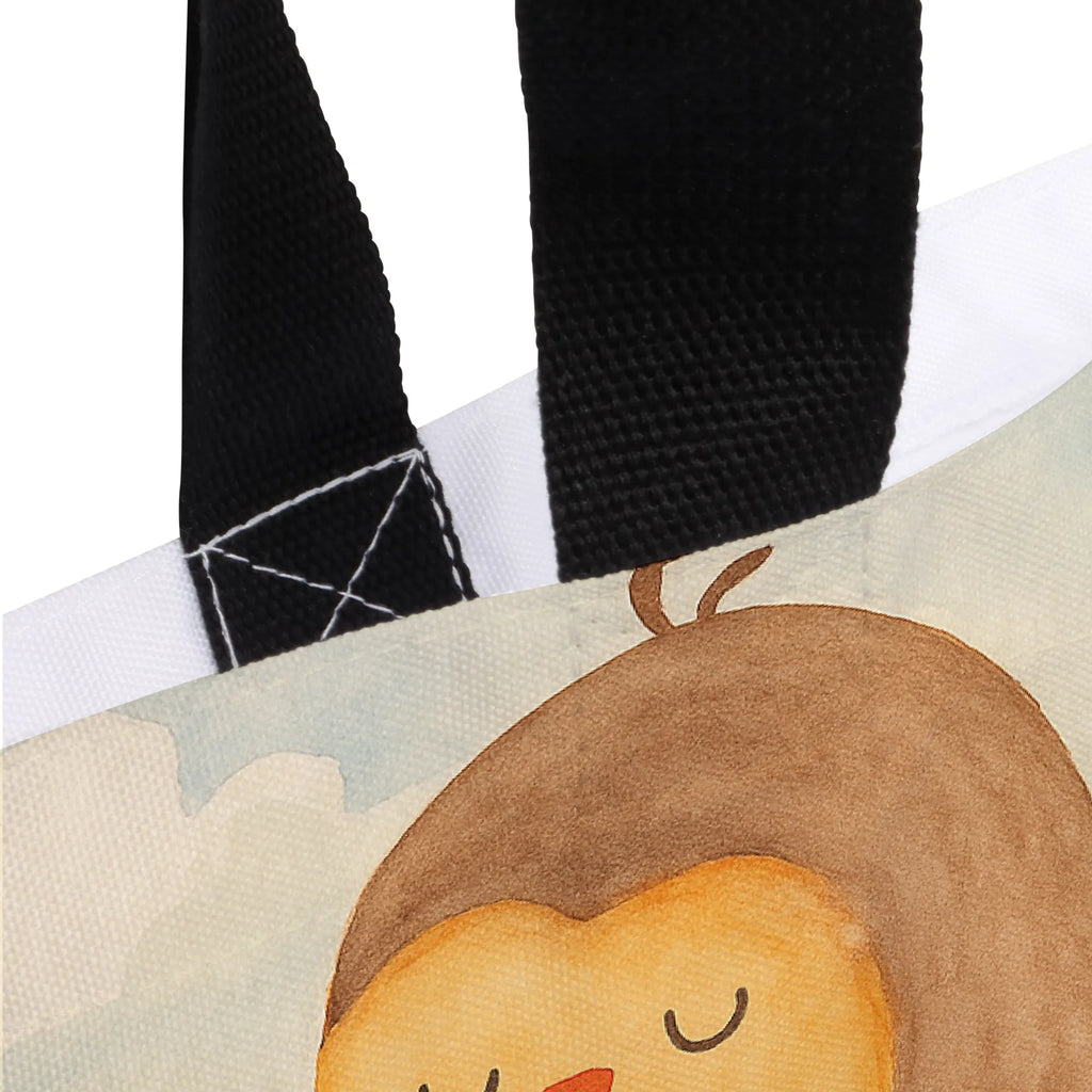Shopper Eule Zufrieden Design Beutel, Einkaufstasche, Tasche, Strandtasche, Einkaufsbeutel, Shopper, Schultasche, Freizeittasche, Tragebeutel, Schulbeutel, Alltagstasche, Eule, Eule Spruch, Eule deko, Owl, Liebe Spruch, Romantisch, Wortspiel lustig, Spruch schön, Geschenk Hochzeitstag