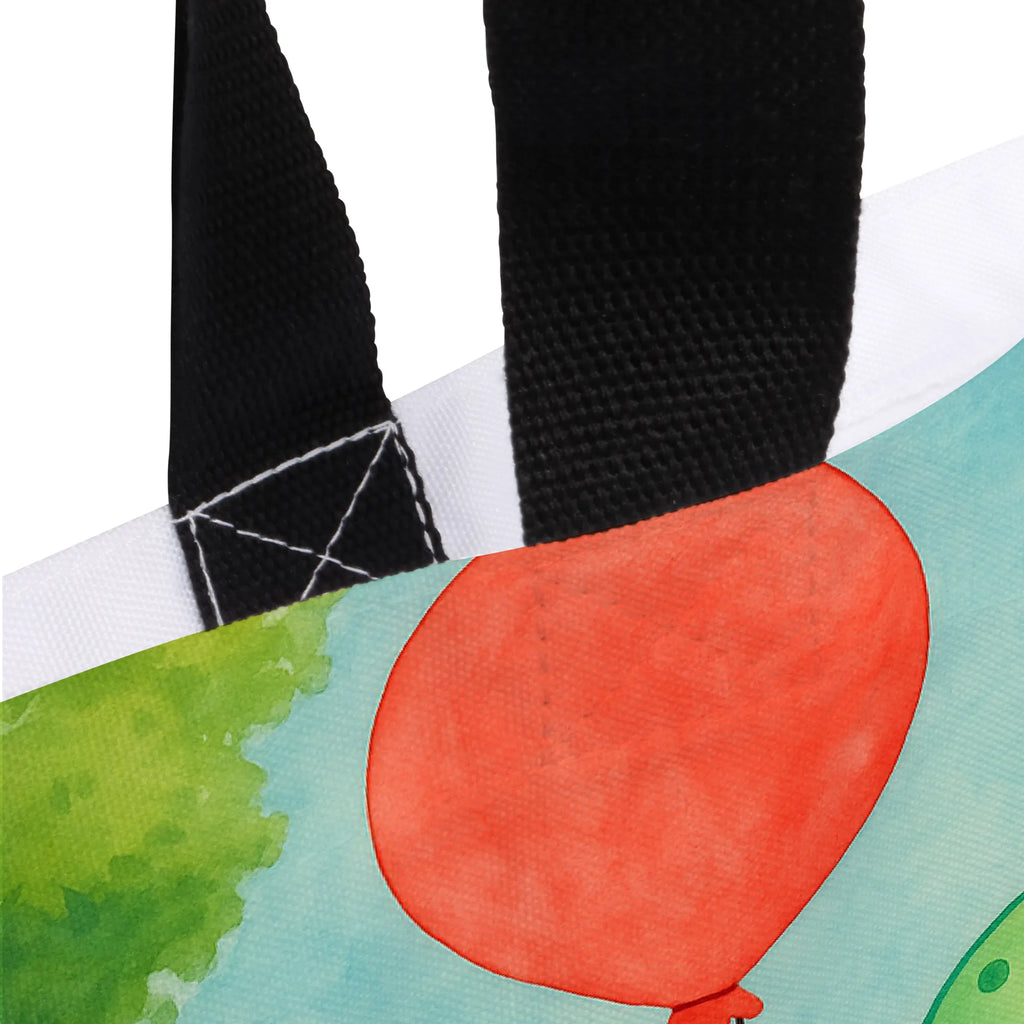 Shopper Schildkröte Luftballon Design Beutel, Einkaufstasche, Tasche, Strandtasche, Einkaufsbeutel, Shopper, Schultasche, Freizeittasche, Tragebeutel, Schulbeutel, Alltagstasche, Schildkröte, Schildkröten, Mutausbruch, Motivation, Motivationsspruch