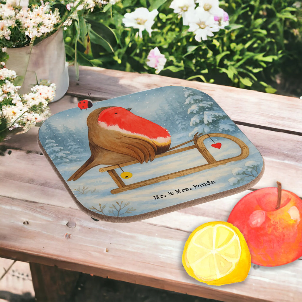 Untersetzer Rotkehlchen Schlitten Design Untersetzer, Bierdeckel, Glasuntersetzer, Untersetzer Gläser, Getränkeuntersetzer, Untersetzer aus Holz, Untersetzer für Gläser, Korkuntersetzer, Untersetzer Holz, Holzuntersetzer, Tassen Untersetzer, Untersetzer Design, Winter, Weihnachten, Weihnachtsdeko, Nikolaus, Advent, Heiligabend, Wintermotiv, Schlitten, Vogel