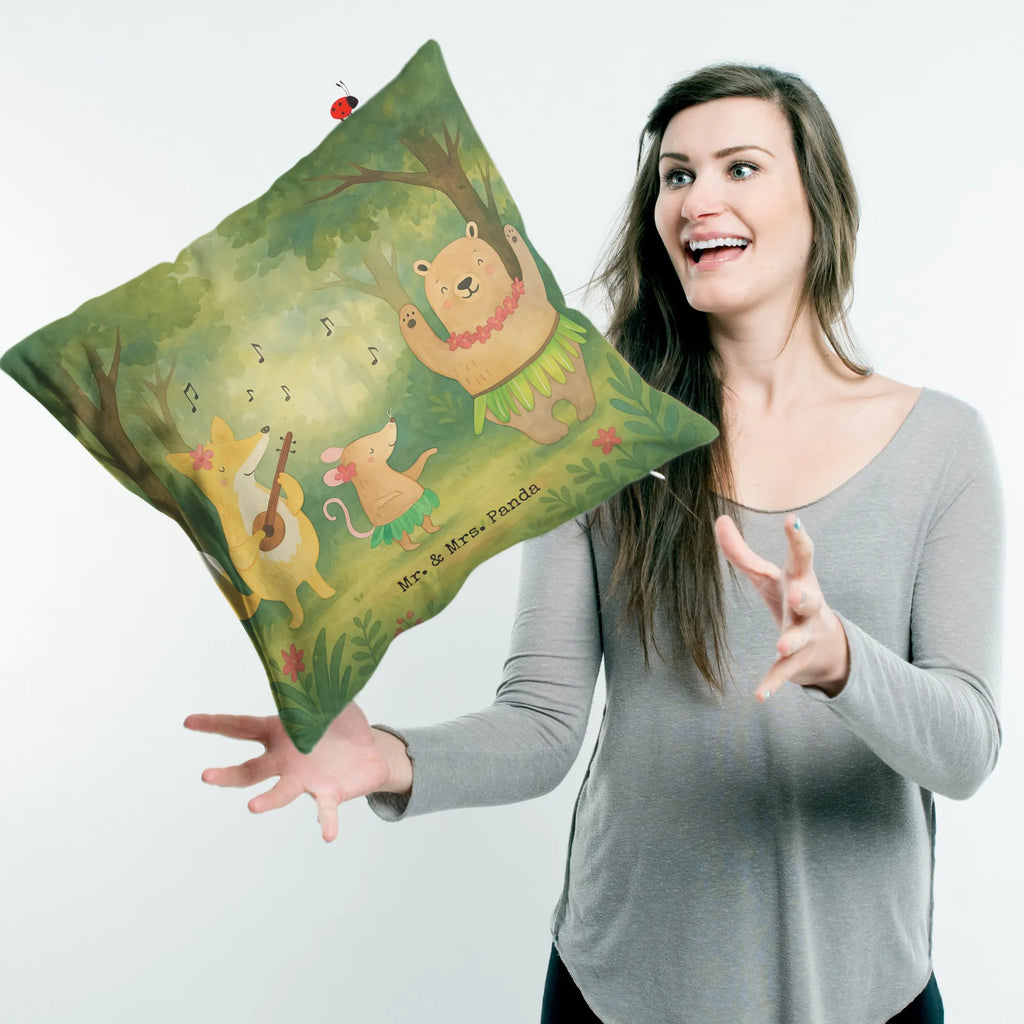 40x40 Kissen Waldtiere Aloha Design Kissenhülle, Kopfkissen, Sofakissen, Dekokissen, Motivkissen, sofakissen, sitzkissen, Kissen, Kissenbezüge, Kissenbezug 40x40, Kissen 40x40, Kissenhülle 40x40, Zierkissen, Couchkissen, Dekokissen Sofa, Sofakissen 40x40, Dekokissen 40x40, Kopfkissen 40x40, Kissen 40x40 Waschbar, Tiermotive, Gute Laune, lustige Sprüche, Tiere, Wald, Waldtiere, Musik, Aloha, Bär, Hase, Igel, Tanzen, Leben, Lachen