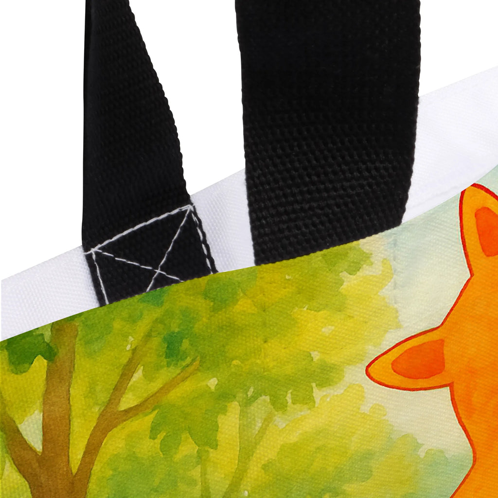 Shopper Fuchs Ballerina Design Beutel, Einkaufstasche, Tasche, Strandtasche, Einkaufsbeutel, Shopper, Schultasche, Freizeittasche, Tragebeutel, Schulbeutel, Alltagstasche, Fuchs, Fuchs Spruch, Füchse, Füchsin, Ballerina, Ballett, Tänzerin, Tanzen, Party, Einladung, Geburtstag