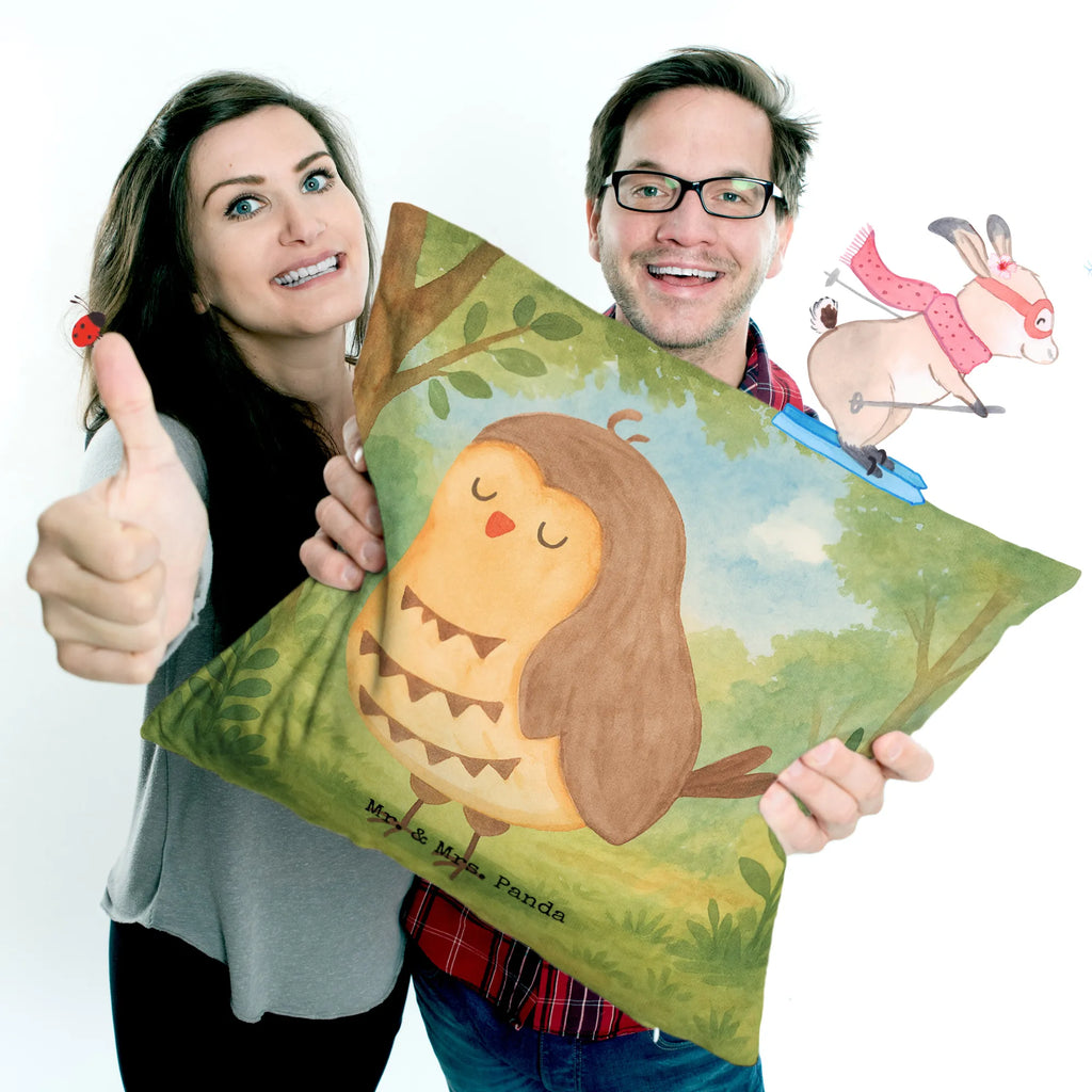40x40 Kissen Eule Zufrieden Design Kissenhülle, Kopfkissen, Sofakissen, Dekokissen, Motivkissen, sofakissen, sitzkissen, Kissen, Kissenbezüge, Kissenbezug 40x40, Kissen 40x40, Kissenhülle 40x40, Zierkissen, Couchkissen, Dekokissen Sofa, Sofakissen 40x40, Dekokissen 40x40, Kopfkissen 40x40, Kissen 40x40 Waschbar, Eule, Eule Spruch, Eule deko, Owl, Liebe Spruch, Romantisch, Wortspiel lustig, Spruch schön, Geschenk Hochzeitstag