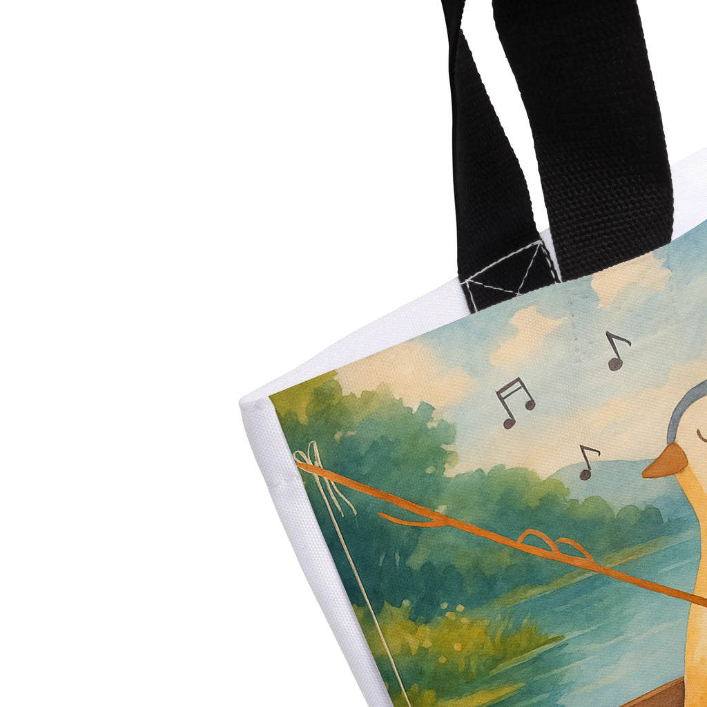 Shopper Pinguin Angelboot Design Beutel, Einkaufstasche, Tasche, Strandtasche, Einkaufsbeutel, Shopper, Schultasche, Freizeittasche, Tragebeutel, Schulbeutel, Alltagstasche, Pinguin, Pinguine, Angeln, Boot, Angelboot, Lebenslust, Leben, genießen, Motivation, Neustart, Neuanfang, Trennung, Scheidung, Geschenkidee Liebeskummer