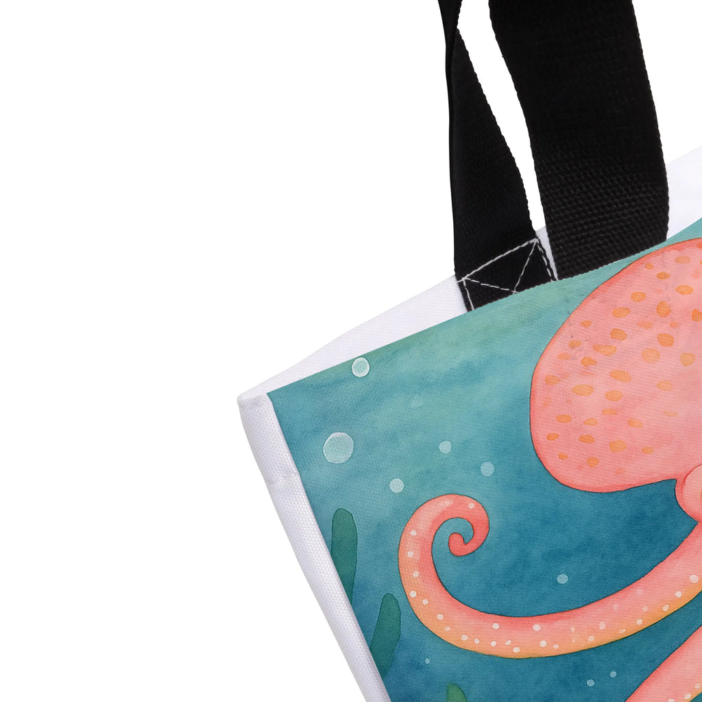 Shopper Tintenfisch Design Beutel, Einkaufstasche, Tasche, Strandtasche, Einkaufsbeutel, Shopper, Schultasche, Freizeittasche, Tragebeutel, Schulbeutel, Alltagstasche, Tiermotive, Gute Laune, lustige Sprüche, Tiere, Meer, Meerestier, Krake, Tintenfisch, Arme, Wasser, Ozean