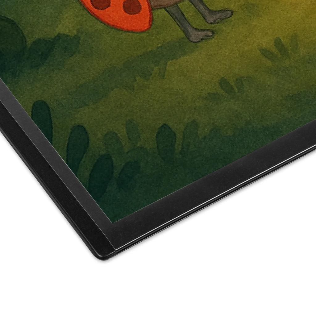 Schreibtischunterlage Bär & Marienkäfer Lagerfeuer Design Schreibunterlage, Schreibtischauflage, Bürobedarf, Büroartikel, Schreibwaren, Schreibtisch Unterlagen, Schreibtischunterlage Groß, Bär, Teddy, Teddybär, Lagerfeuer